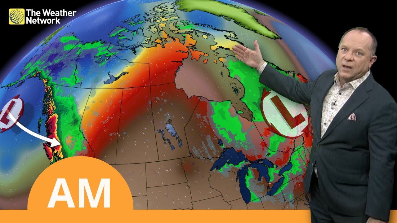 Национальный прогноз погоды в Канаде &mdash; 23 октября 2025 г. | #WeatherAM