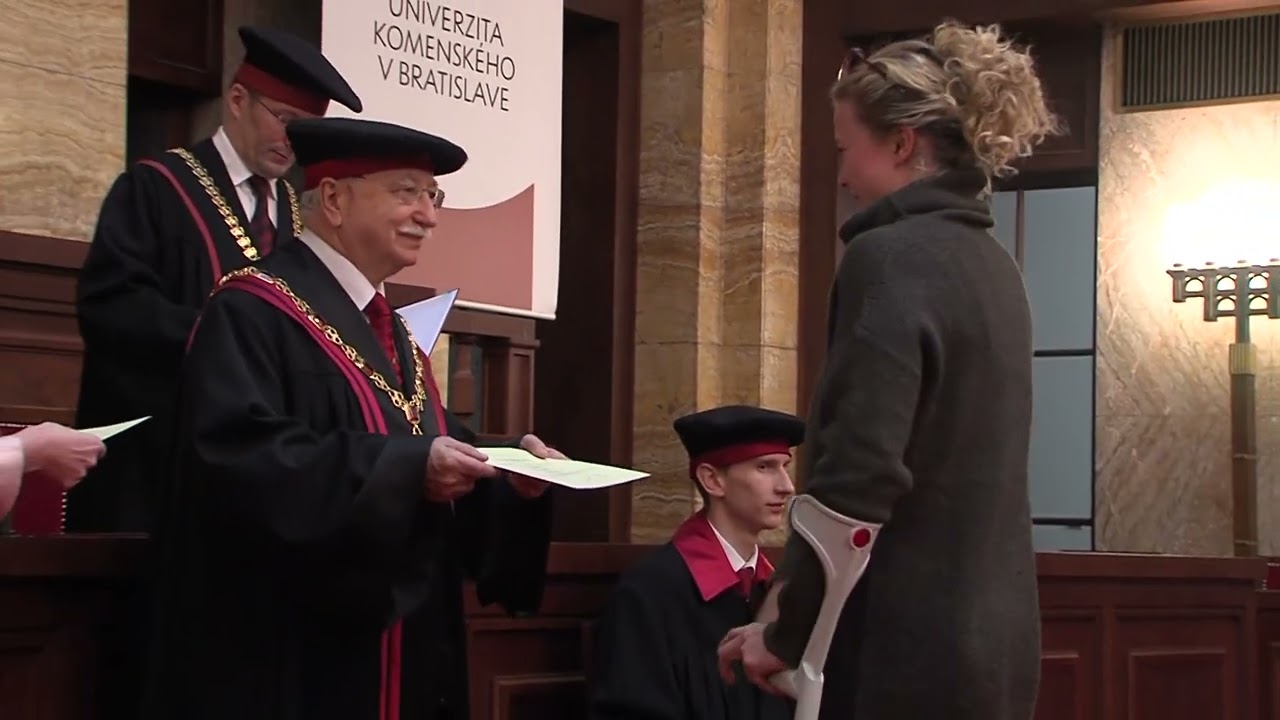 Feierliche Immatrikulation der Comenius Universität in Bratislava 2022 🧑‍⚕️
