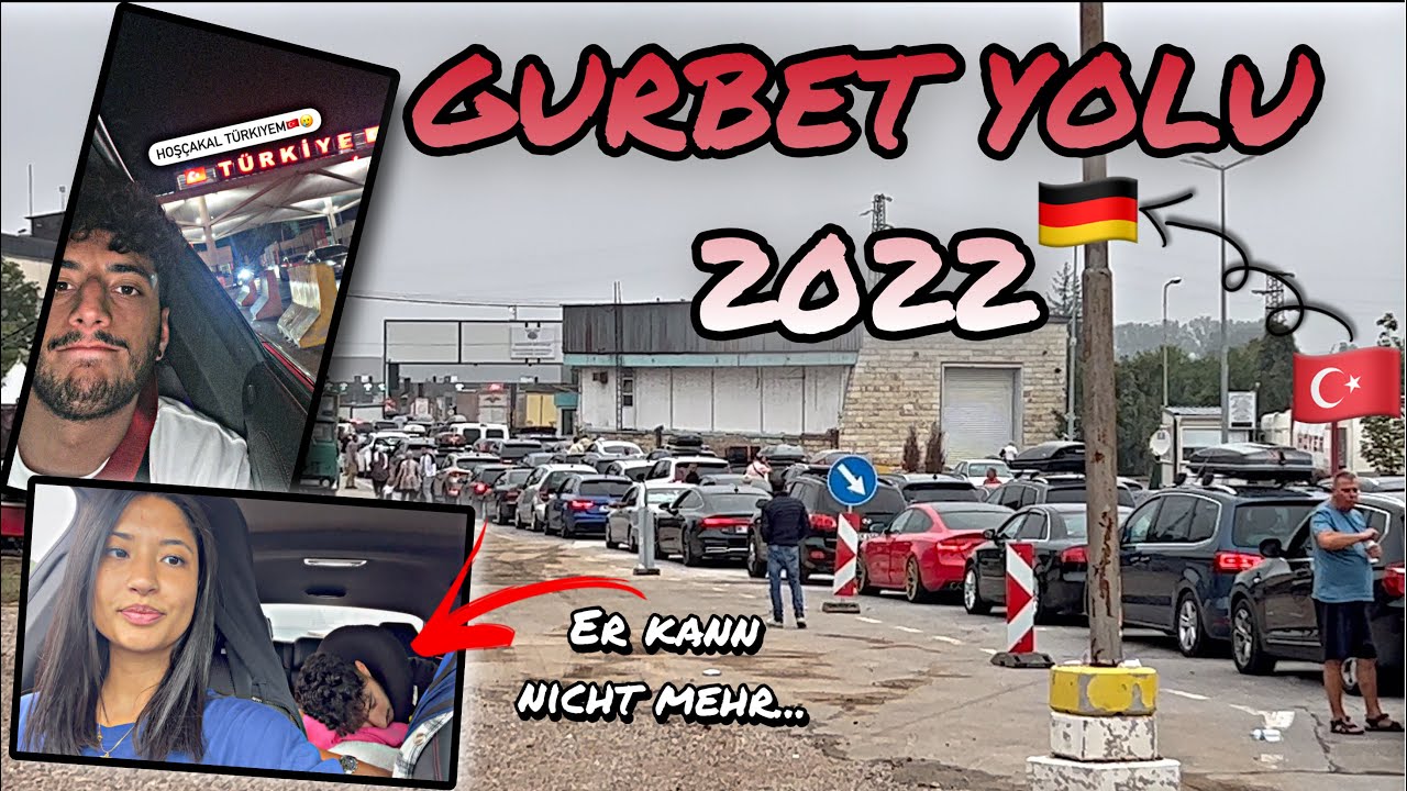 GURBET YOLU 2022 🇹🇷🇩🇪 Unser Rückweg nach Deutschland 🚘 Die Fahrer am Limit😴 | RabiaxEren