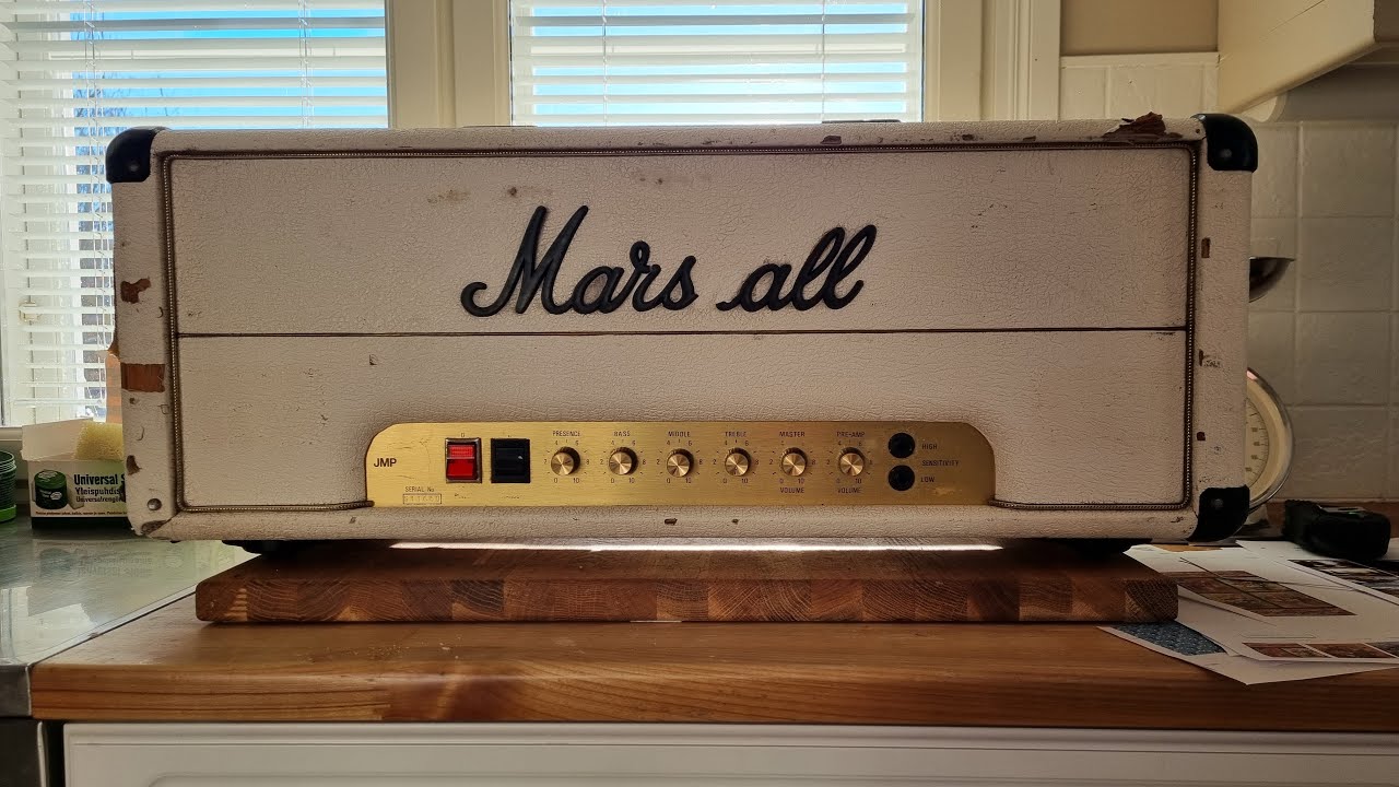 My Marshall JMP 100W 2203 with white tolex