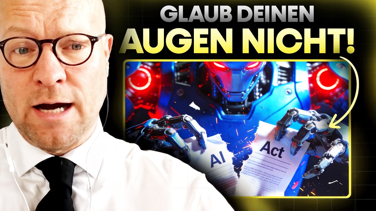 KI-Professor schlägt ALARM: „Glaubt euren AUGEN nicht mehr!“ Wieso der AI Act völlig NUTZLOS ist