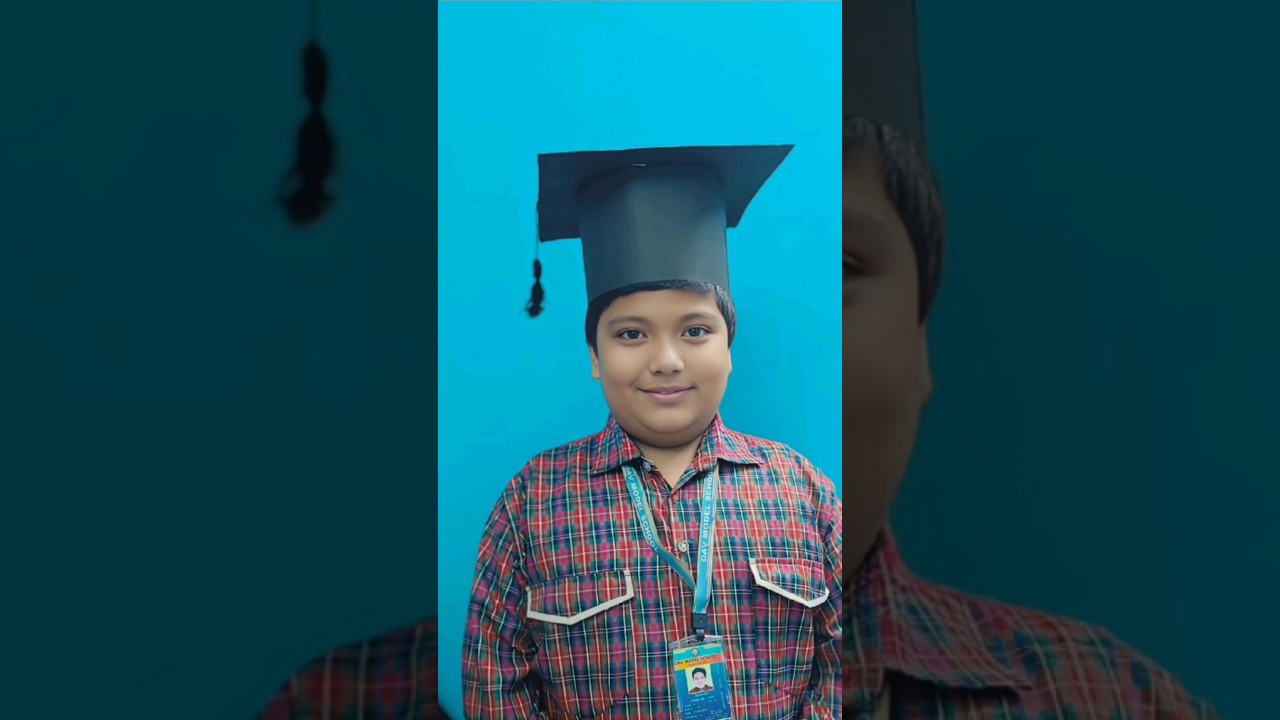 Graduation cap making with paper #papercraft #diy #craft #everyone