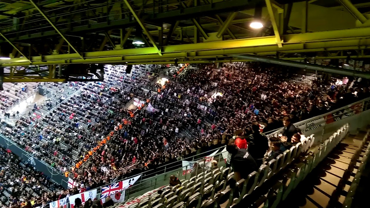 England Fans in Dortmund singing 