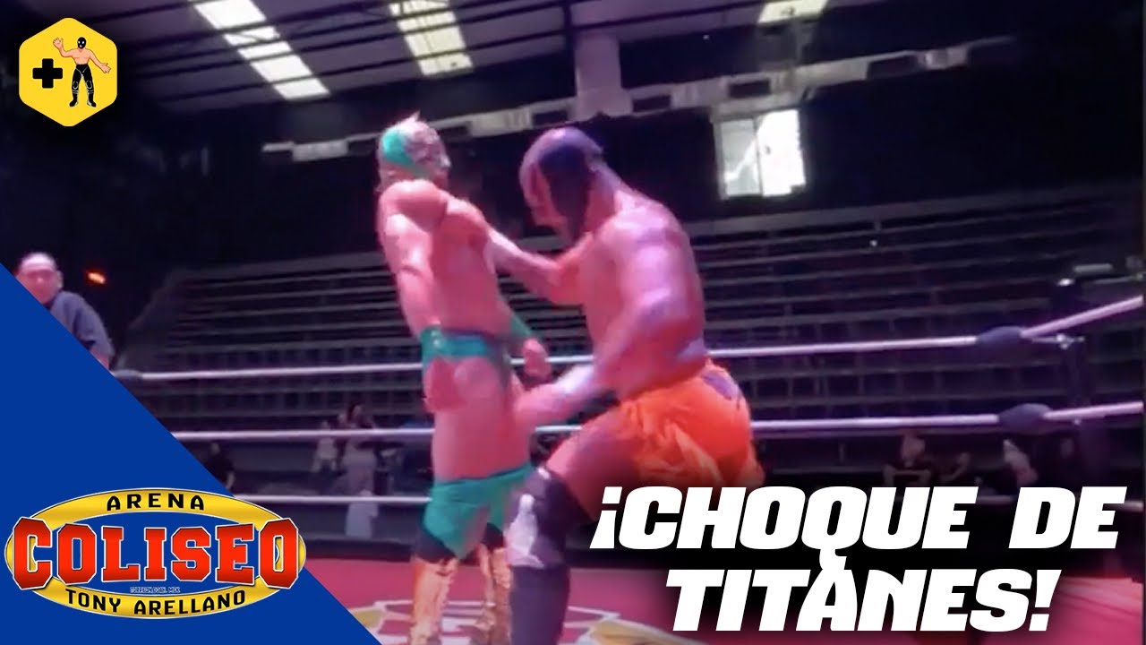 Ángel Negro vs Crixus en mano a mano | Arena Coliseo Tony Arellano