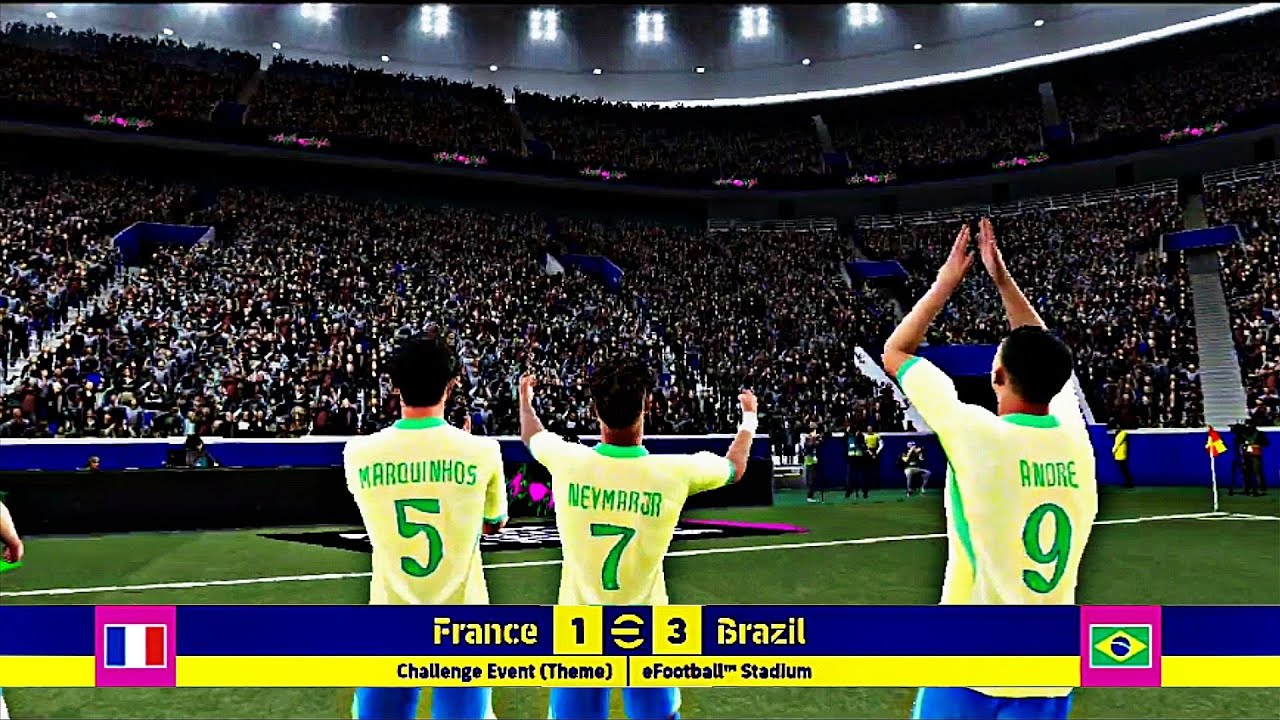 Neymar & Vini Jr. Take Down France! 🇧🇷 3-1 Online Win | Lahens Matchday