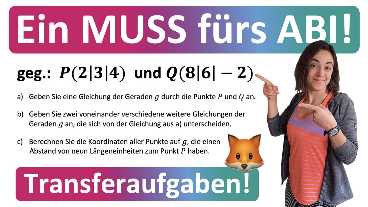 🦊 DAS MUSS IM MATHE ABI SITZEN! | Transferaufgaben lösen | Länge von Vektoren | Abitur 2026