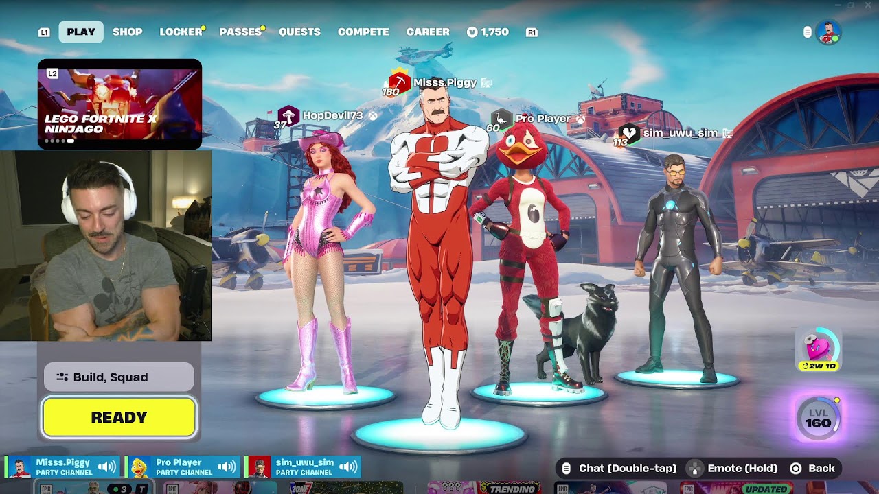FORTNITE with friends...and Nick