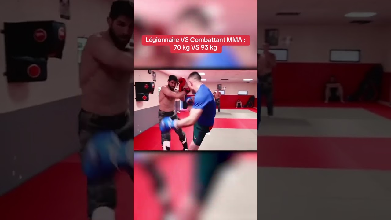 Combattant PRO MMA Vs L&eacute;gionnaire boxeur (23 kg d'&eacute;cart) !