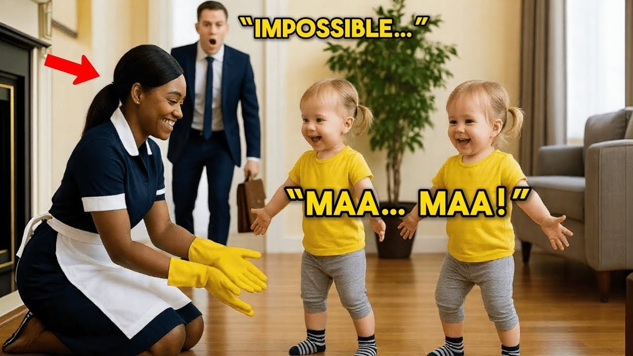 Billionaire's Twins Were Born Paralyzed And Couldn't Speak —What He Saw Black Maid Doing Shocked H