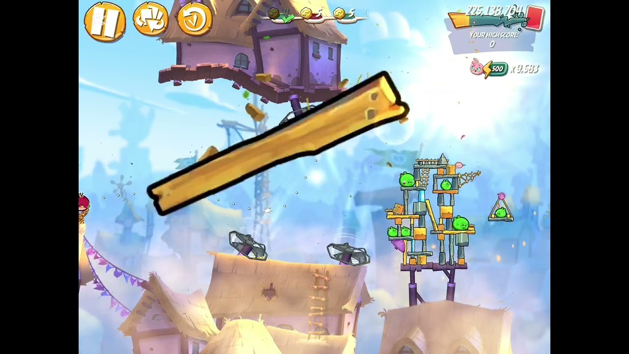 MEBC with 2 Bonus Birds, 10 rm - No Red,Blues,Chuck,Hal - Mighty Eagle Bootcamp, Angry Birds 2