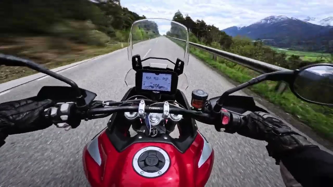 TRIUMPH TIGER 900GT | RAW POV in the Alps [4K] | Pure Sound Stock Exhaust