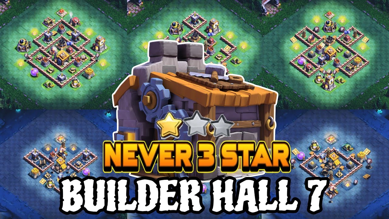 TOP-10 PRO BUILDER HALL 7 BASE WITH LINK + REPLAY ||BH7 ANTI 6 STAR ||BH7 BASE ANTI WITCH AND CANNON