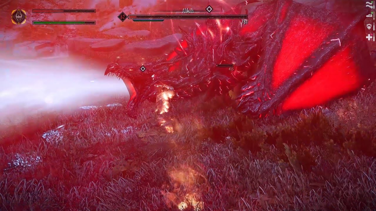 Alduin MOD  | BOSS Fight