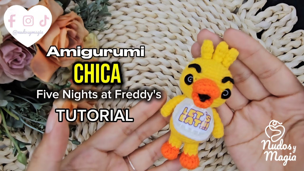 Amigurumi Chica Tutorial | Five Nights at Freddy's | fnaf 