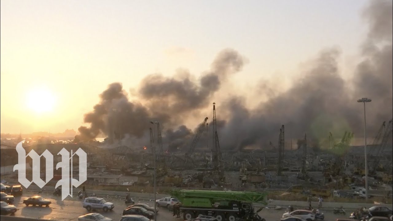 WATCH: Aftermath of large explosion in Beirut