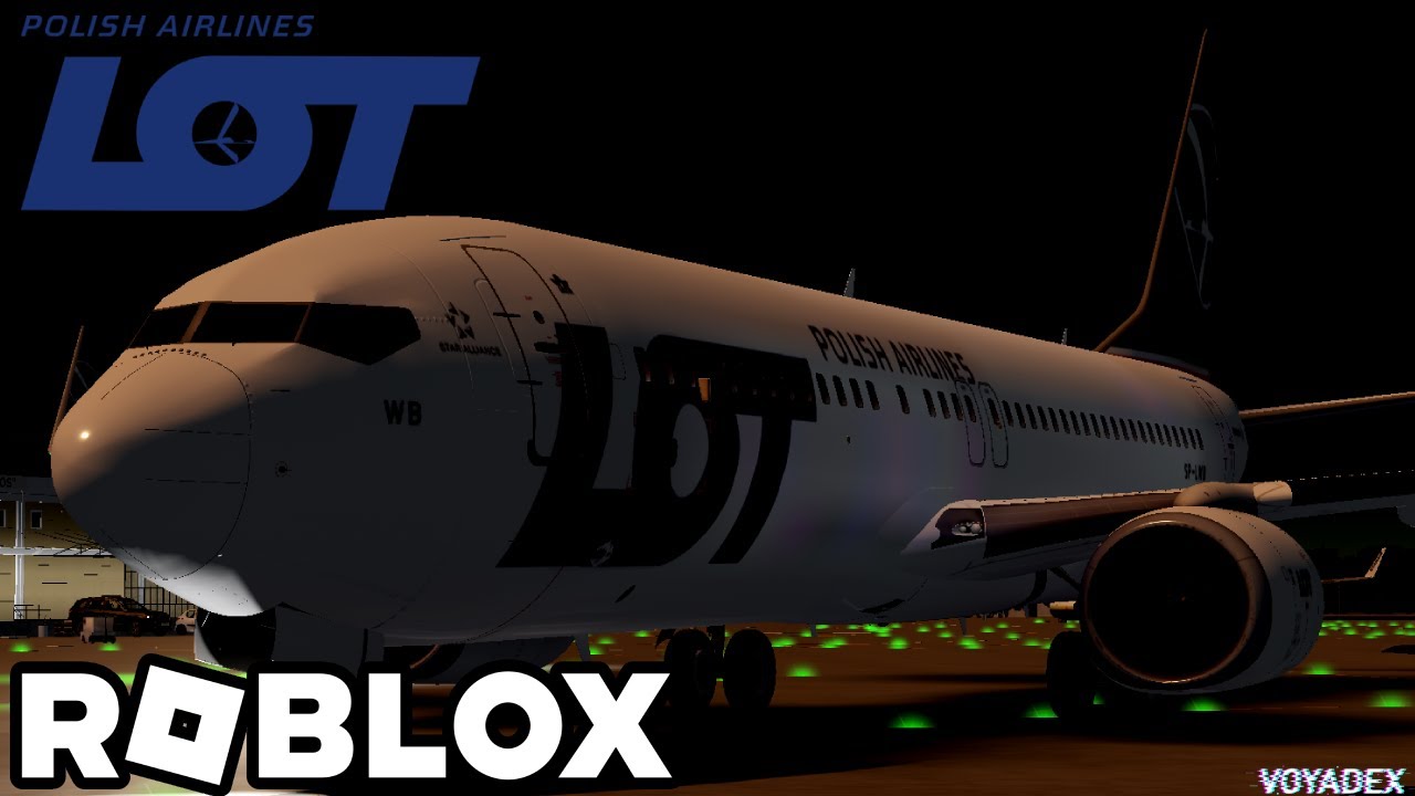 Roblox LOT Polish Airlines Flight - Boeing 737-800 (BUSINESS CLASS)