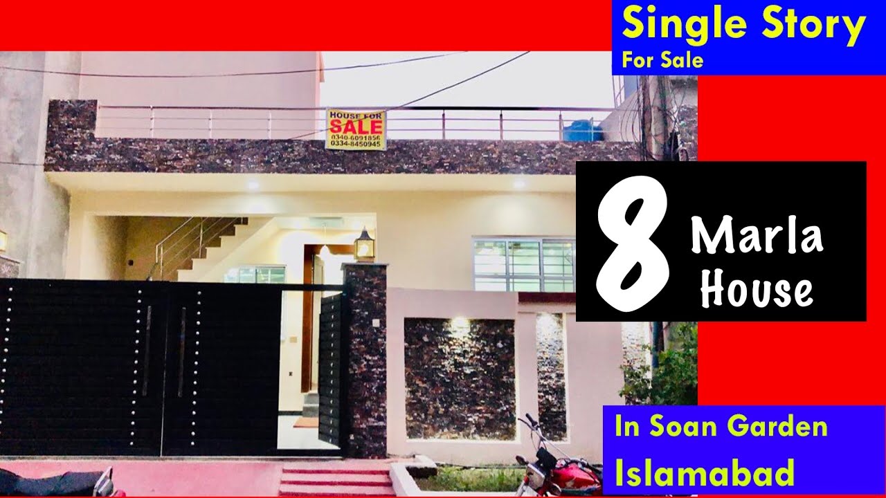 8 Marla Single Story house for Sale In Soan Garden Islamabad