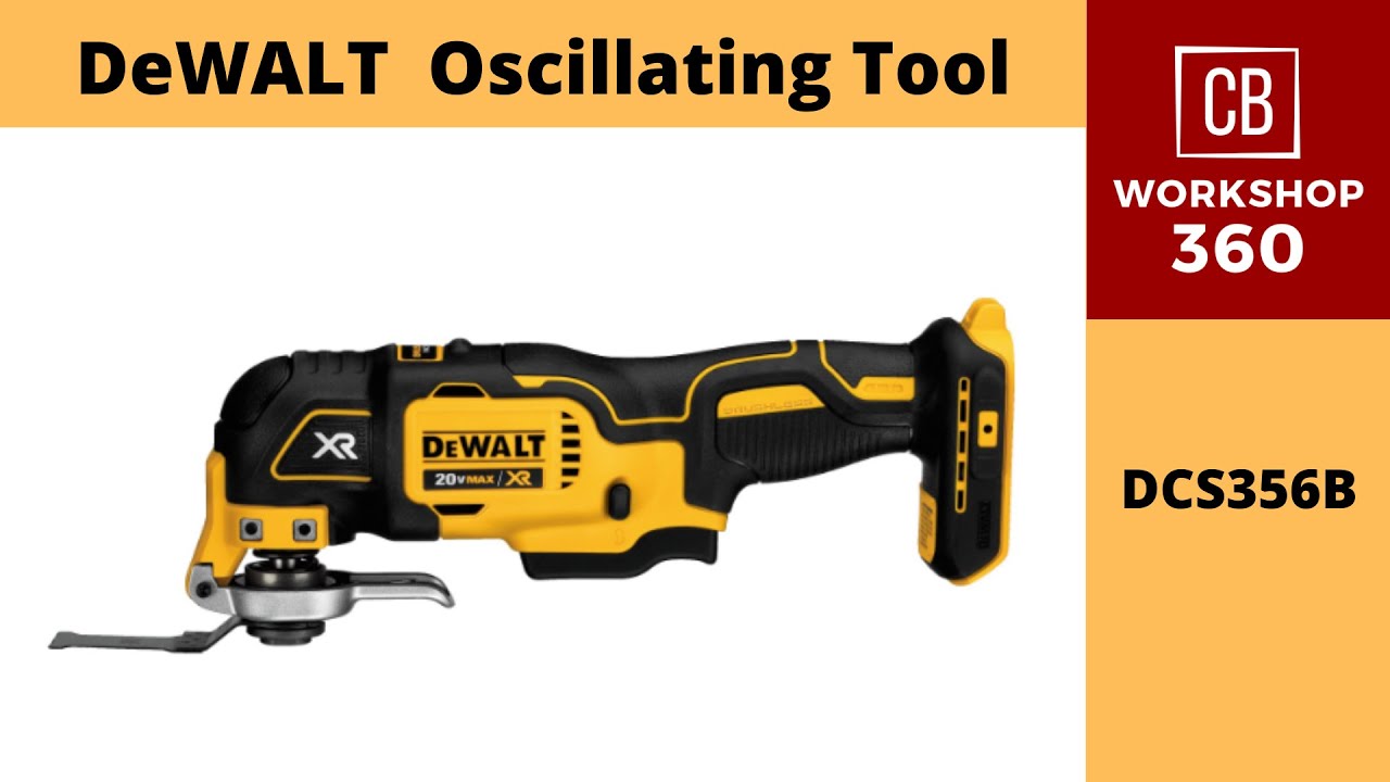 DeWALT  DCS356B    20V MAX* XR&reg; BRUSHLESS CORDLESS 3-SPEED OSCILLATING MULTI-TOOL
