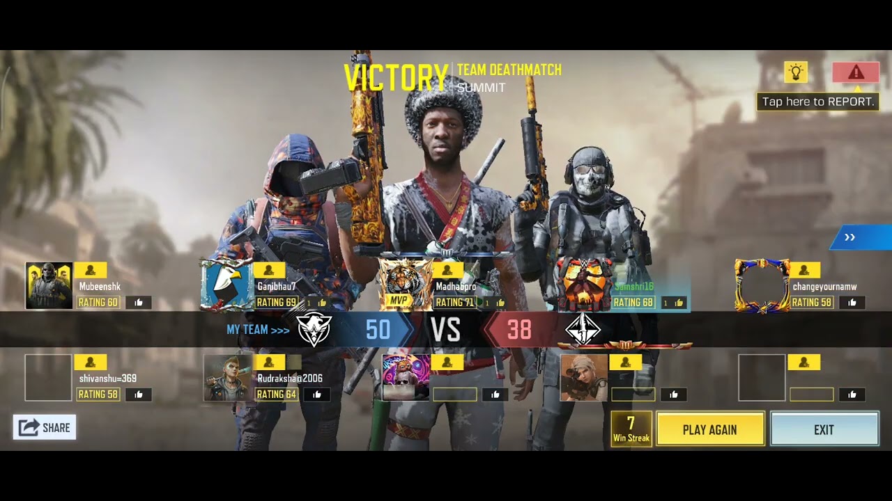 Best Play Cam! 🔥 11 Kills! TDM Victory! | Master I Rank Push Grind Summit 50:38 | CODM Gameplay#195