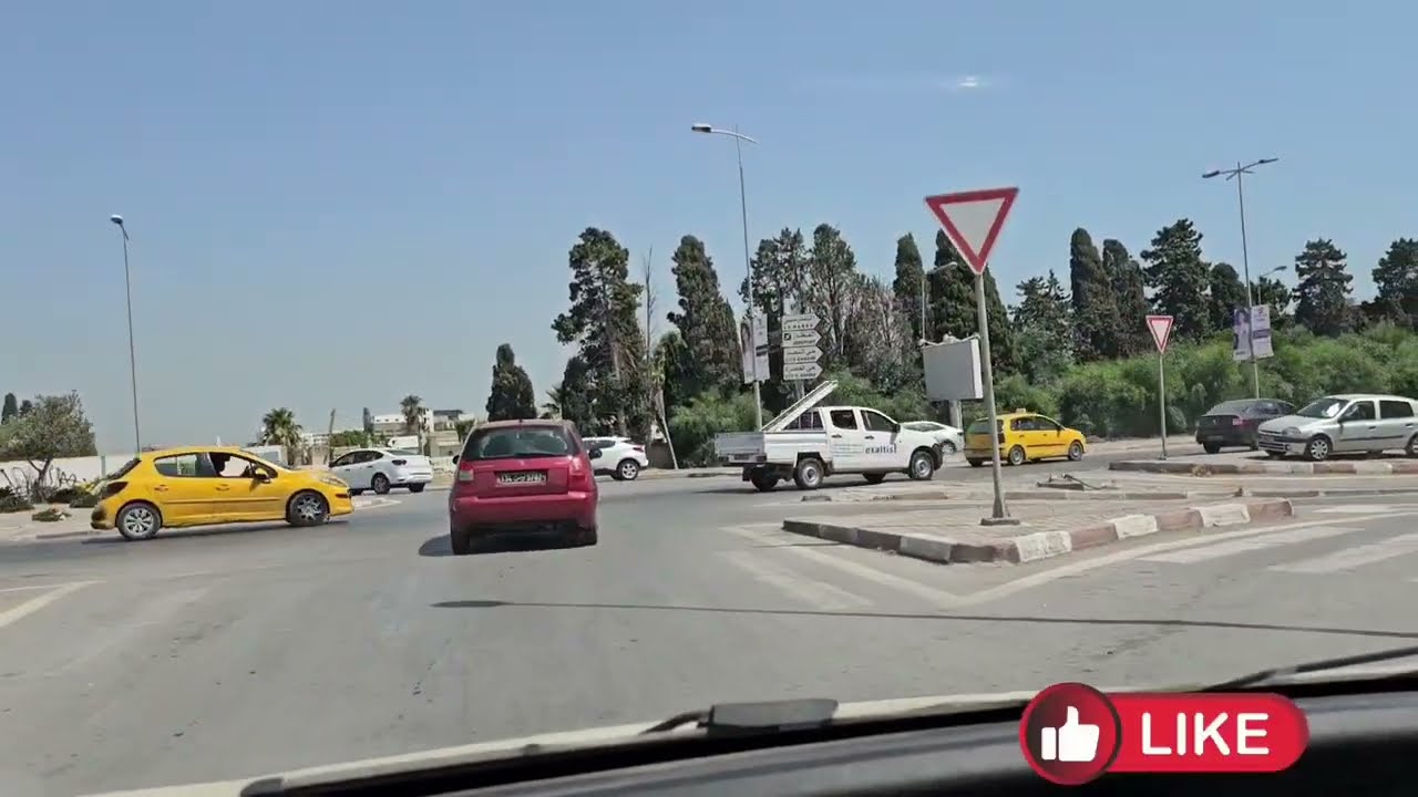 جولة صباحية في احياء تونس العاصمة ☀️