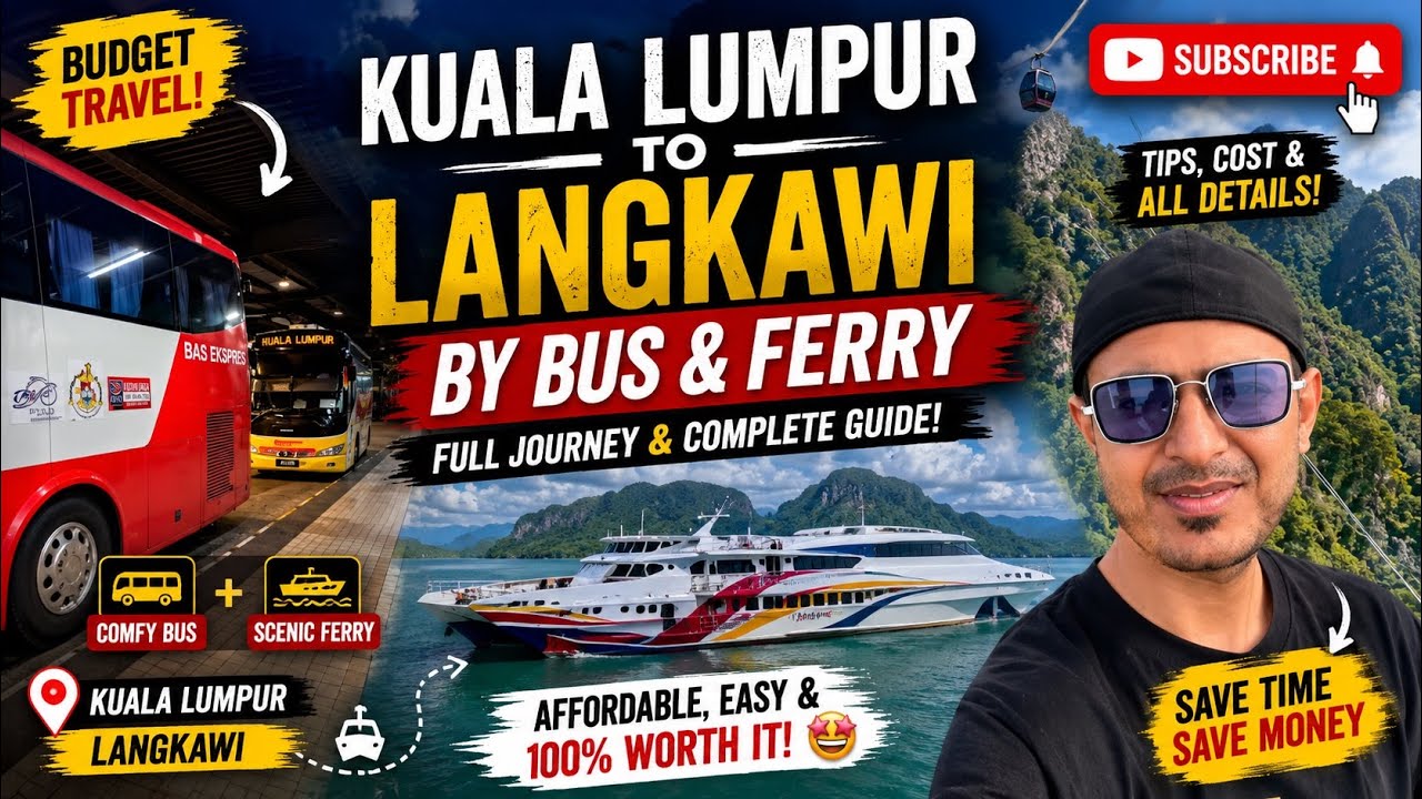 Kuala Lumpur to Langkawi by Bus & Ferry