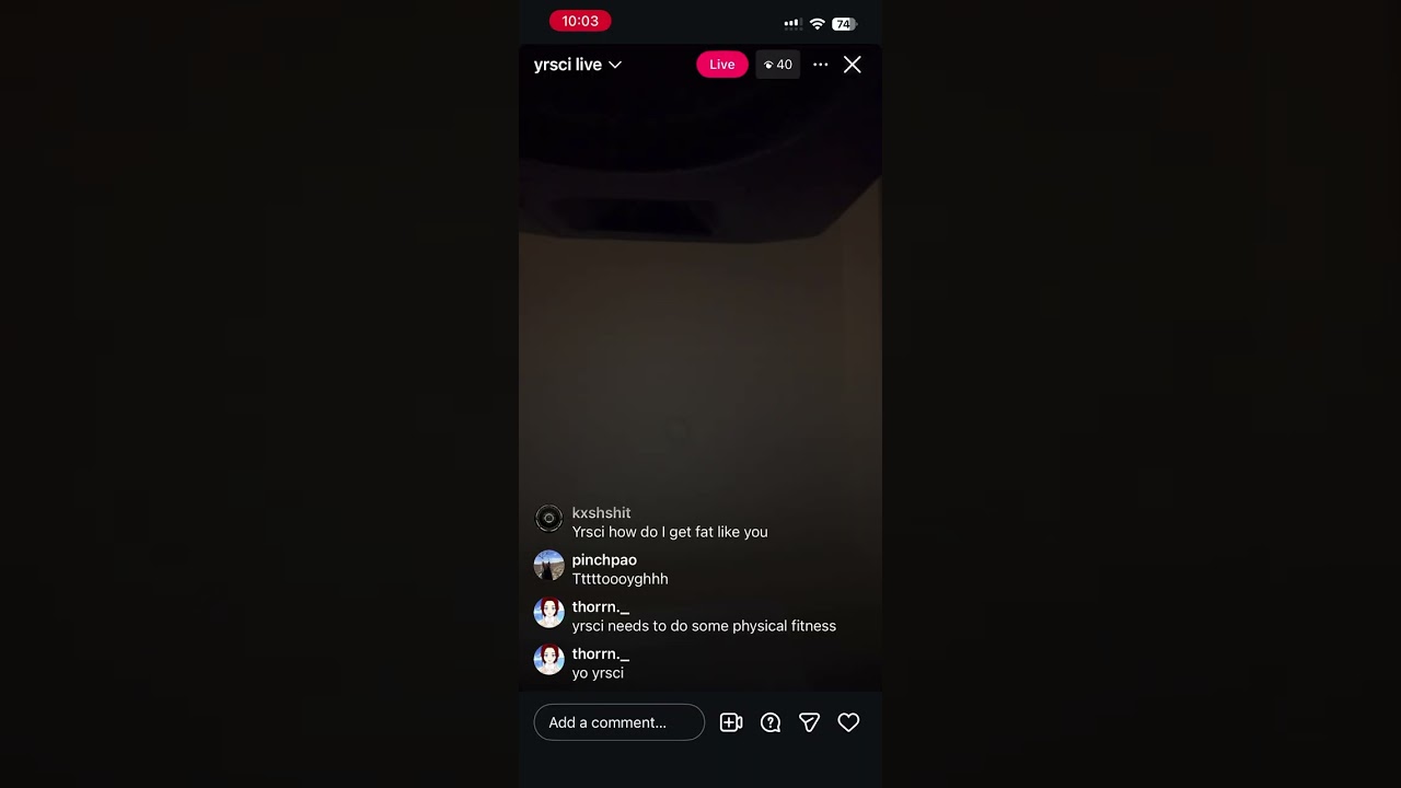 yrsci ig live 1/3/26