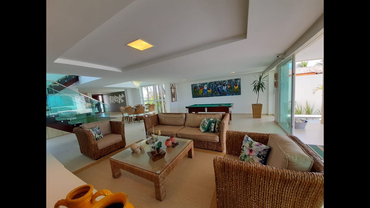 Casa à beira-mar com 7 suites e piscina privativa  em Serrambi/PE