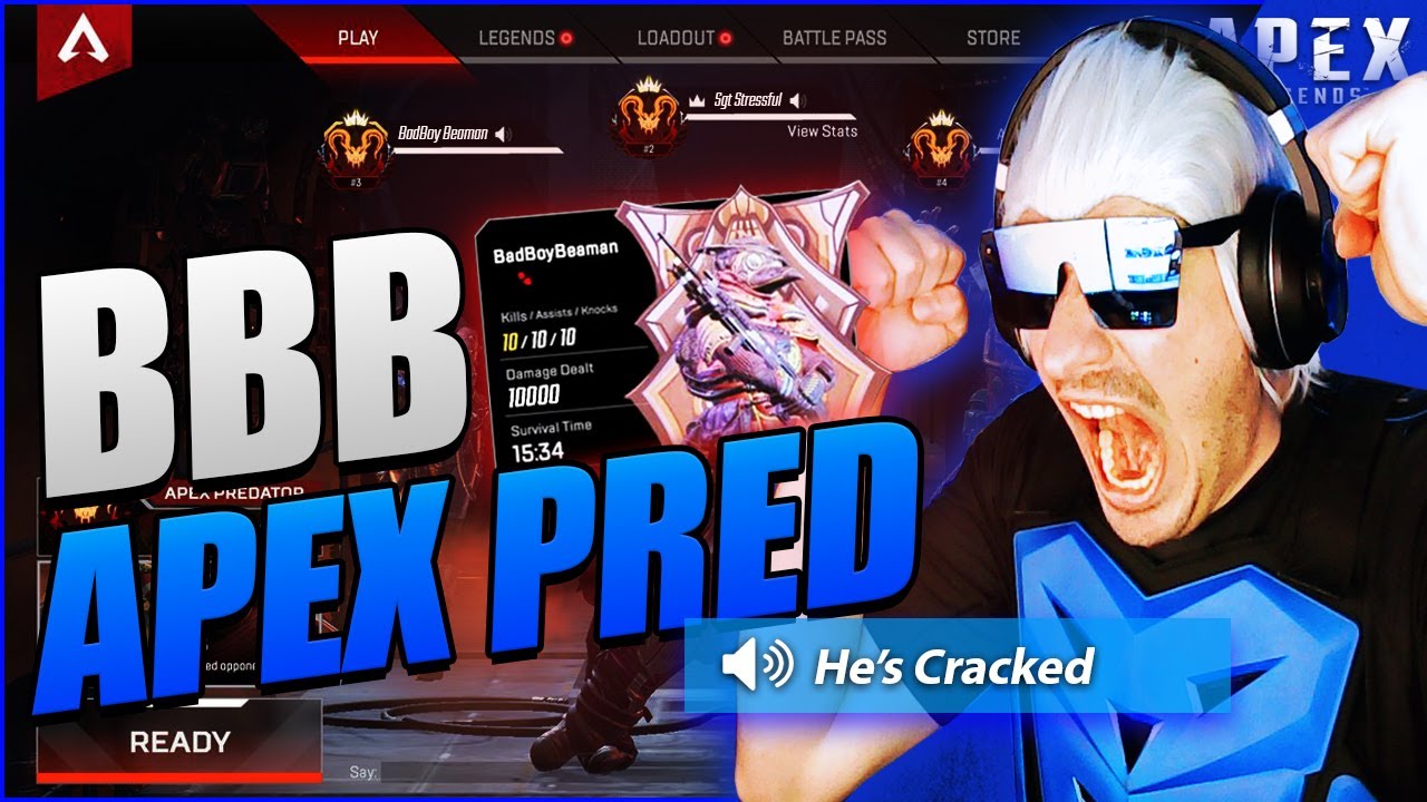 BADBOY BEAMAN Apex Legends PREDATOR - 100% SUSPICIOUS