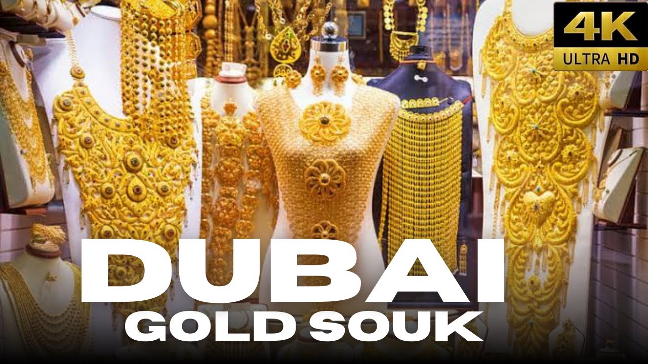 Dubai Gold Souk 🇦🇪 World’s Biggest Gold Market Only in Deira Dubai! [ 4K ] Walking Tour S1 EP05