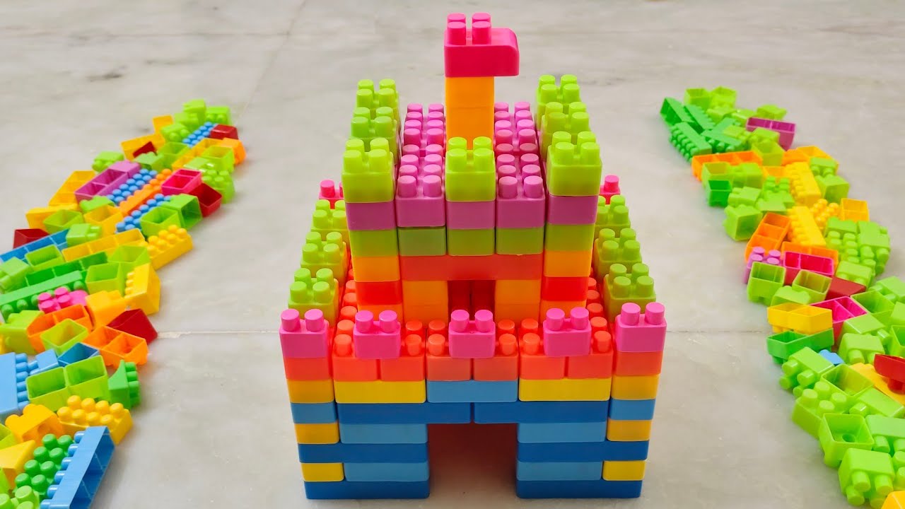 Satisfying DIY House ASMR/building blocks/block game/lego building blocks #asmr#buildingblocks#lego