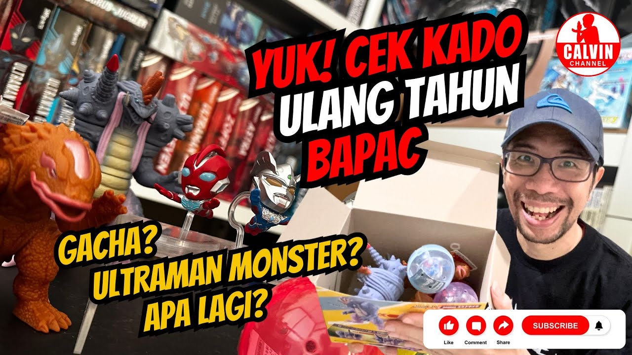 UNBOXING KADO ULTAH BAPAC 😃 ULTRAMAN GACHA Ultra Monster Series Omega