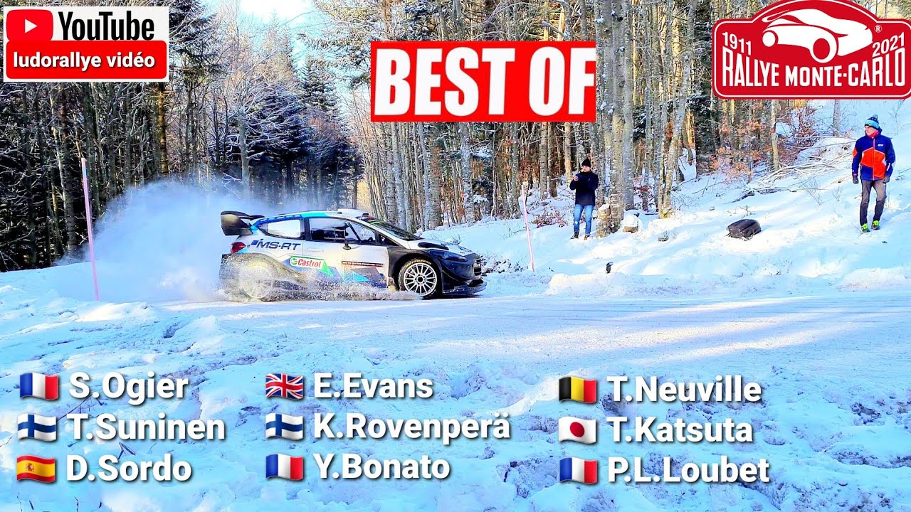 essais tests Monte-Carlo 2021 Best Of des plus beaux passages. Flat Out full attack full snow