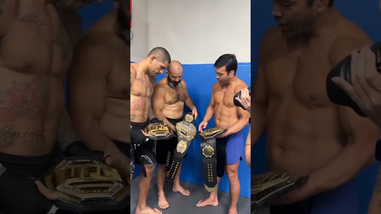 🤯 ALEX PEREIRA, GLOVER TEIXEIRA AND LYOTO MACHIDA COMPATE UFC TITLES