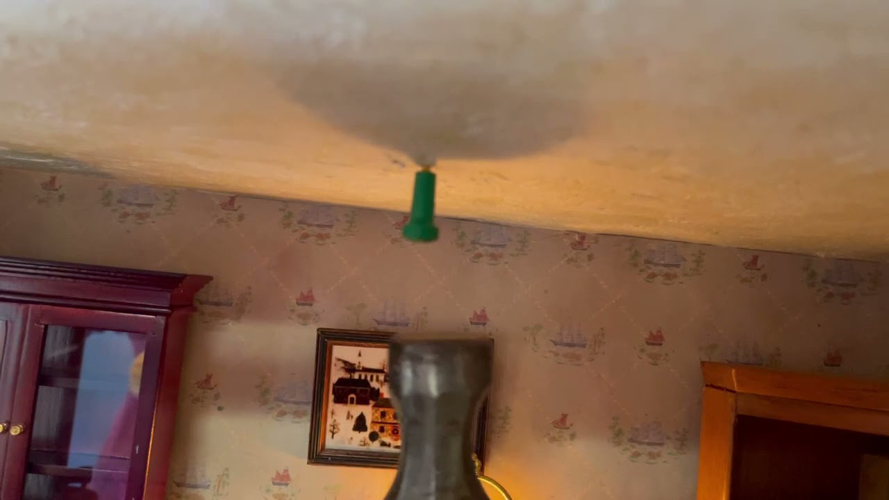 Part THREE: Install a Flush Dollhouse chandelier adapter