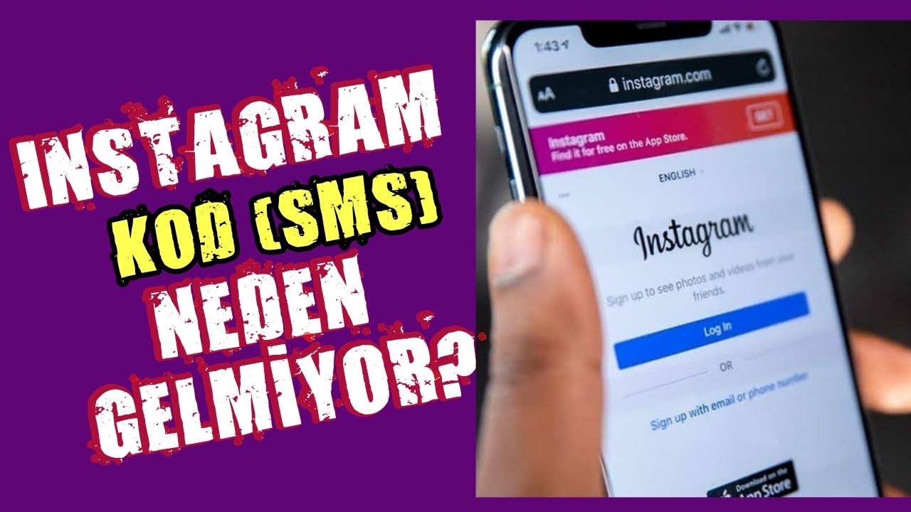 İNSTAGRAM'DA KOD GELMİYOR SORUNU! (instagram SMS Mesajı Gelmeme Nedeni)