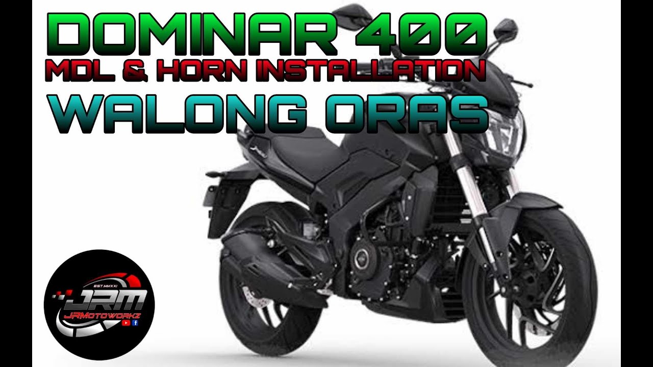 DOMINAR 400 MDL & HORN INSTALLATION FULL SETUP JRMOTOWORKZ #jrmotoworkz #adv #DOMINAR400 #FULLSETUP