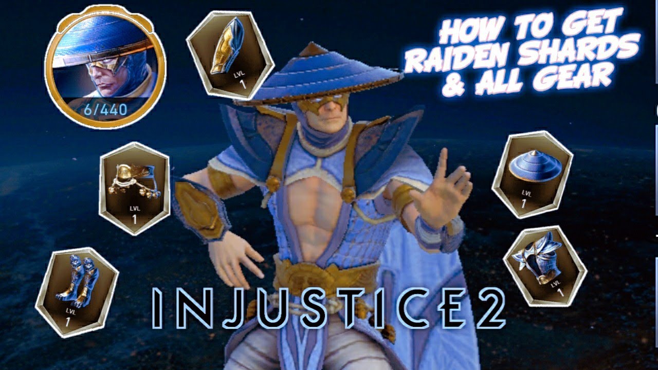 INJUSTICE 2 MOBILE - RAIDEN CHALLENGE MODE (easy-hard)