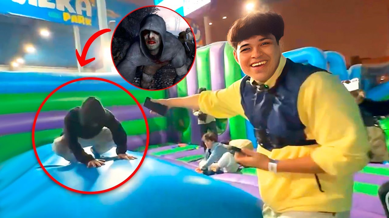 UN DÍA EN UN PARQUE DE DIVERSIONES CON STREAMERS 😂