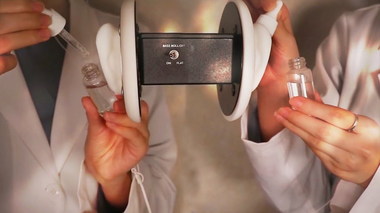 ASMR👂고막 안쪽까지 물이 차오르는 소독 귀청소 (노토킹)