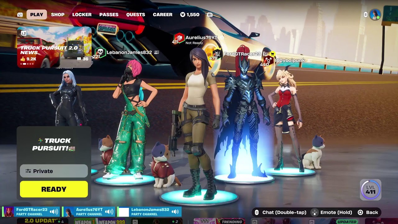 Playing Fortnite LIVE