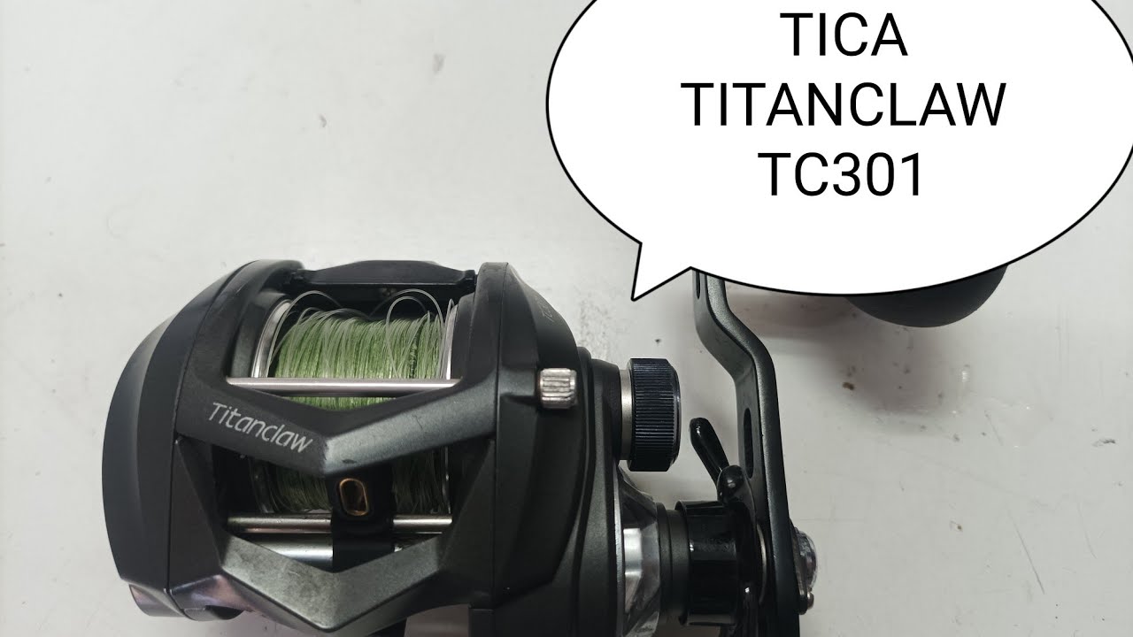 CARRETE O REEL DE PESCA TICA TITANCLAW TC 301 LIMPIEZA MANTENIMIENTO Y REPARACION.