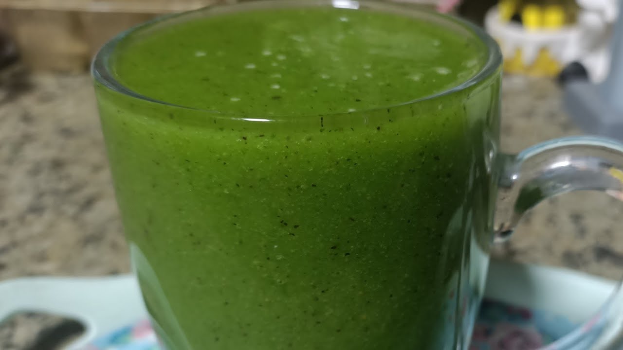 عصير كيوي بالجرجير مفيد جدا ليكي ولاولادك وطعمه حلو😋😋😋