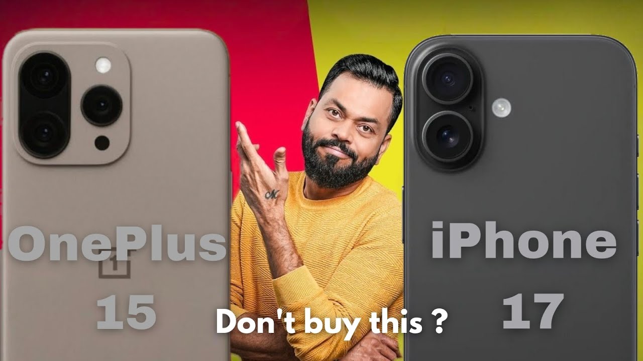 OnePlus 15 vs iPhone 17 