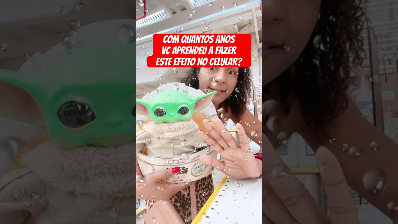 COM QUANTOS ANOS VC APRENDEU A FAZER ESTE EFEITO NO CELULAR?