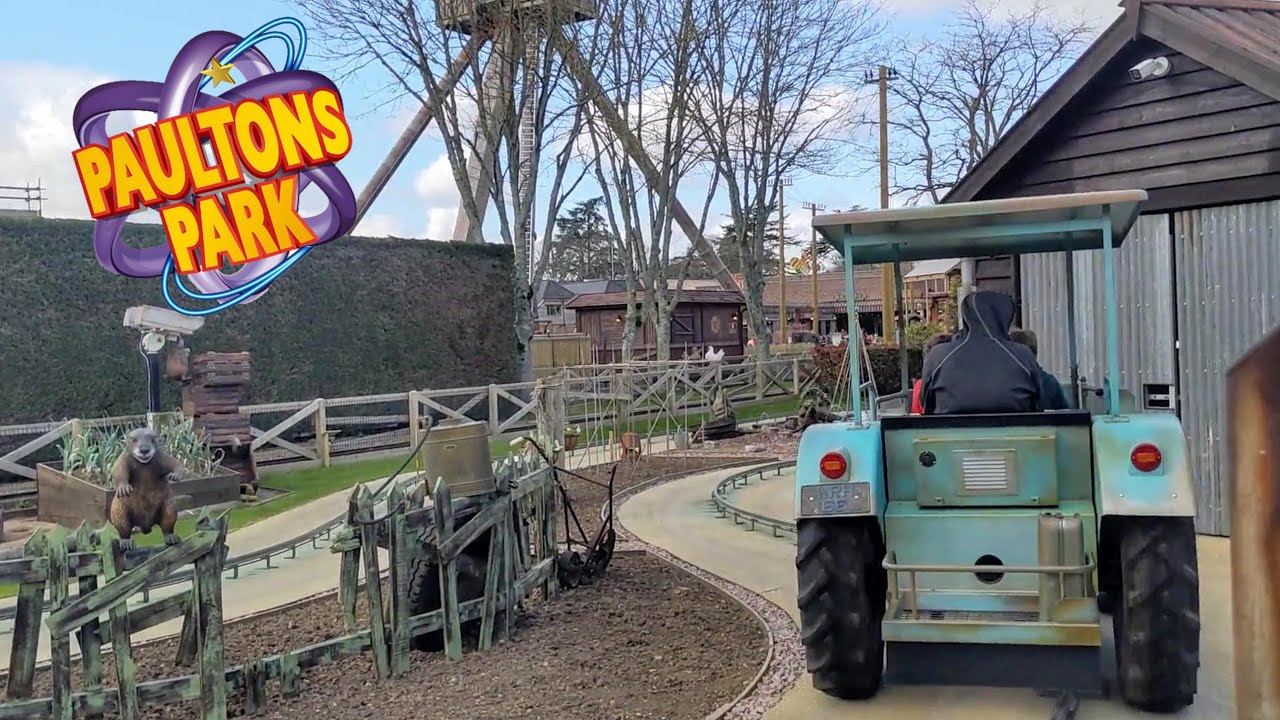 Trekking Tractors On Ride - Tornado Springs Paultons Park (April 2021)