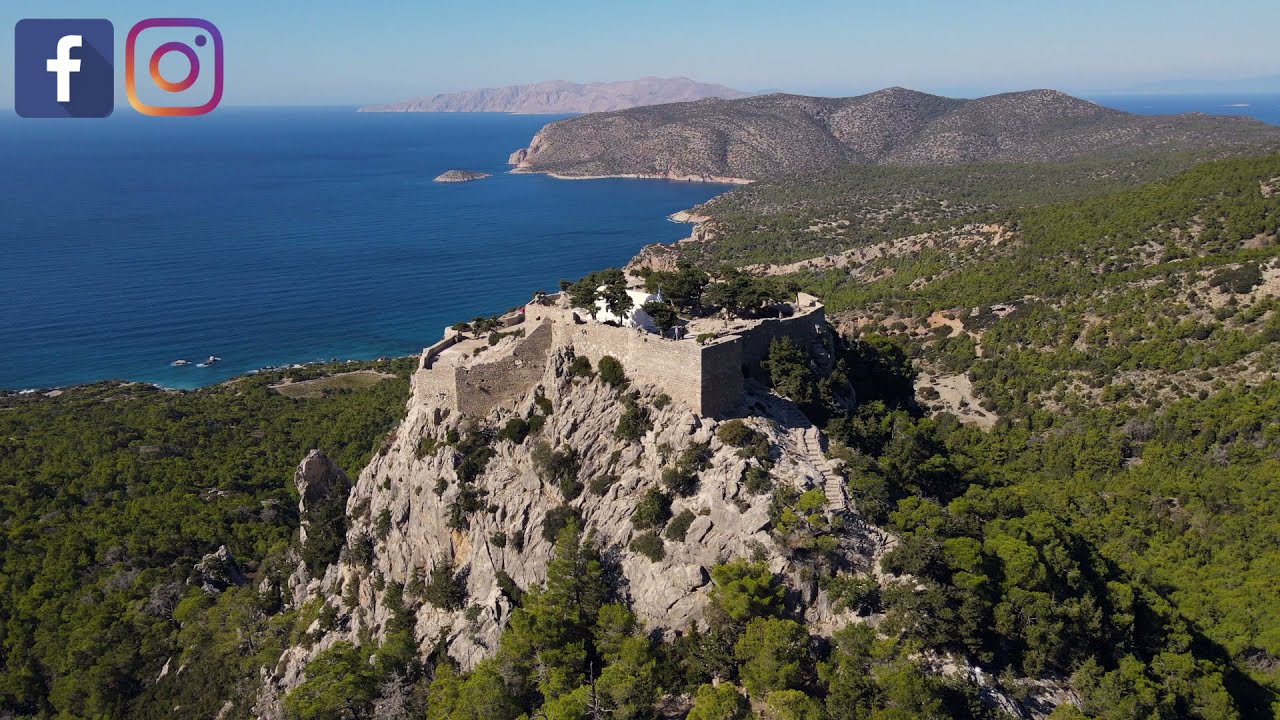 Rhodos, the castle of Monolithos in Full HD