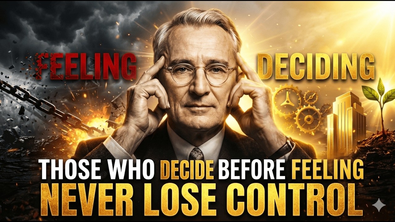 DECIDE BEFORE YOU FEEL — The Secret to Mental Control That Few Understand