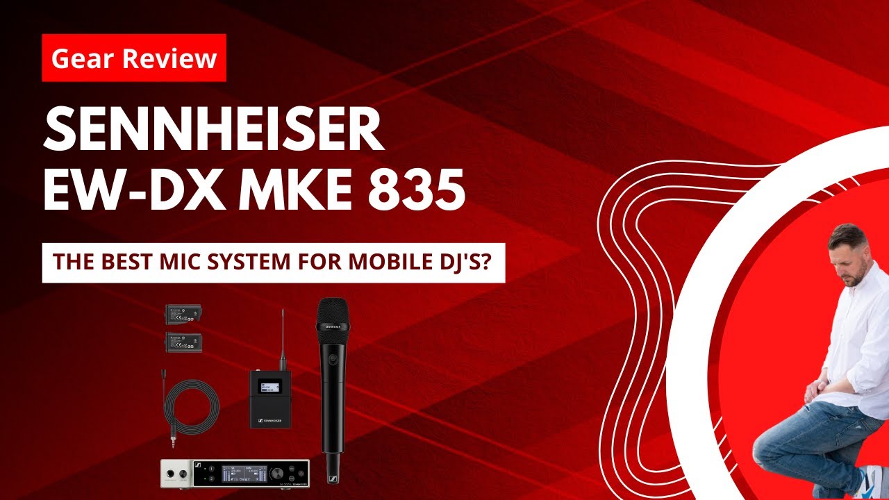 Лучший микрофон для мобильных диджеев &mdash; новый микрофон Sennheiser EW-DX MKE 835 &mdash; обзор &mdash; протестировано на расстоянии 400 футов!
