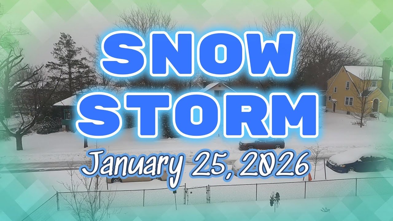 Snow Storm January 25 2026 ║Josh&Sarah ║HalukayTV