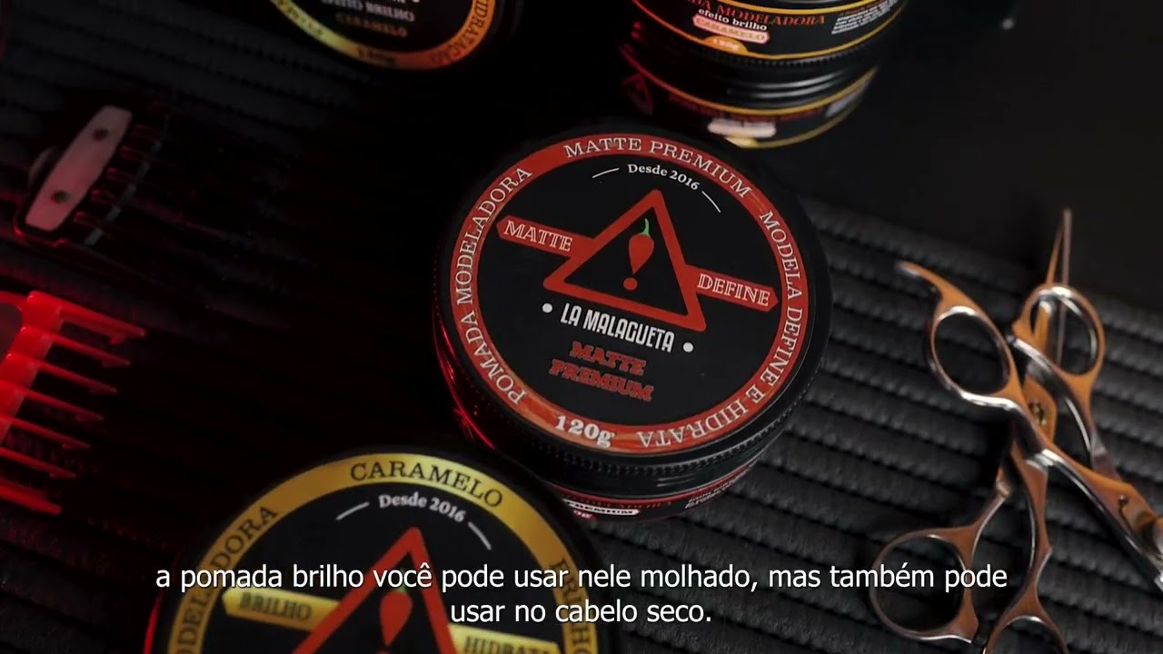Principais diferen&ccedil;as entre a Pomada Matte e Pomada Brilho (caramelo) da Lamalagueta
